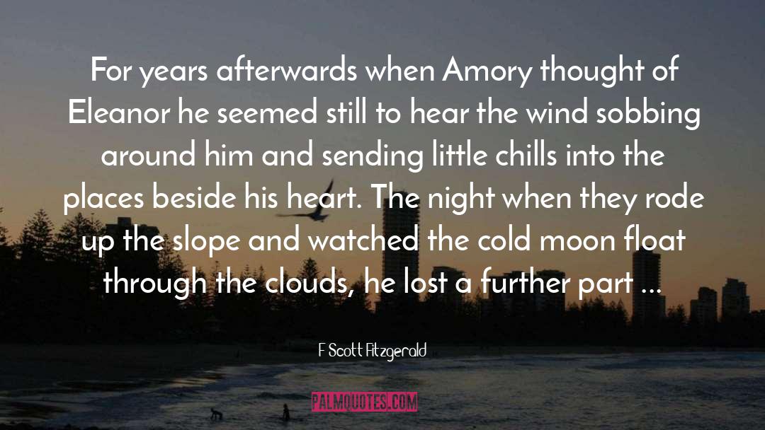 Chills quotes by F Scott Fitzgerald