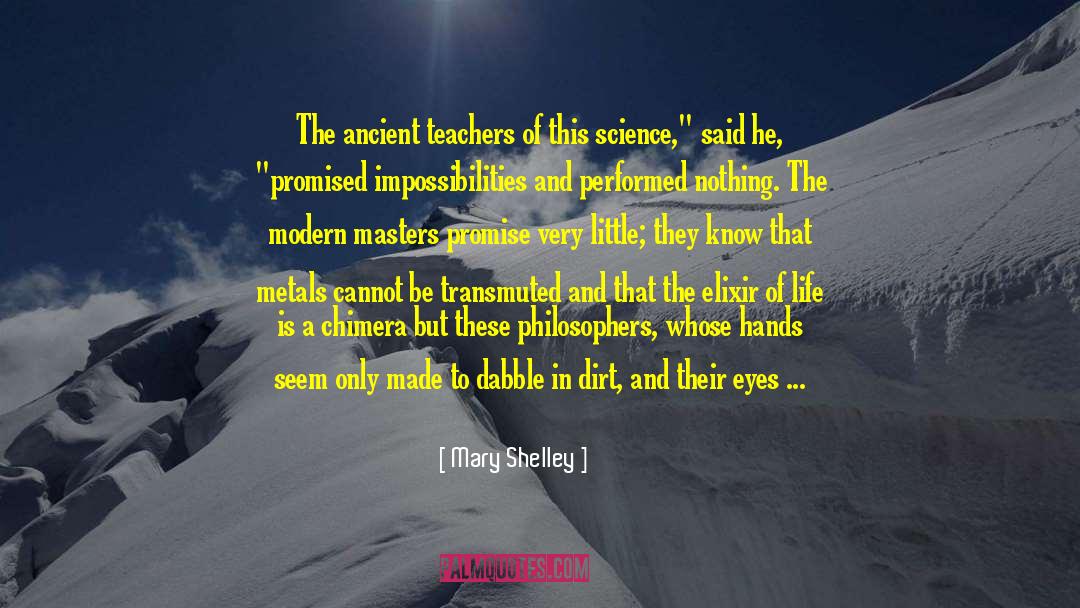 Chimera quotes by Mary Shelley