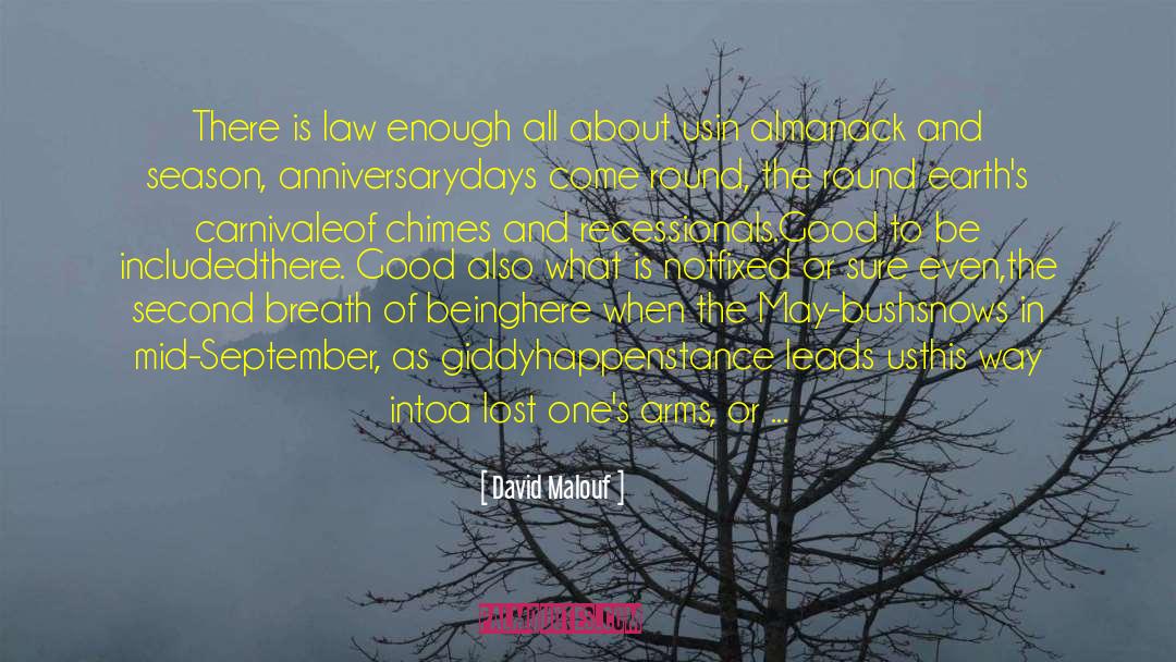 Chimes quotes by David Malouf