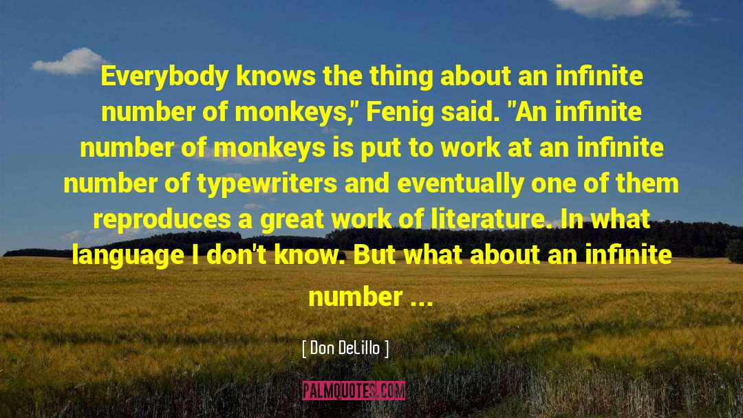 Chimp quotes by Don DeLillo