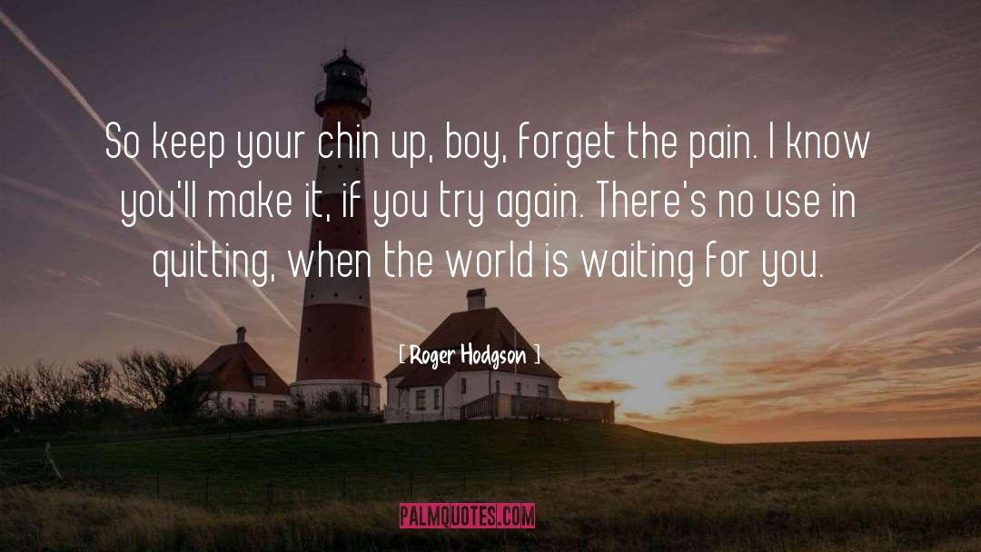 Chin Up quotes by Roger Hodgson
