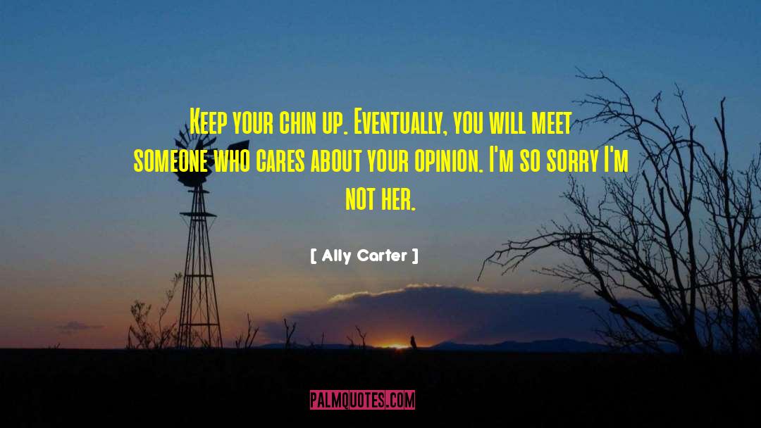 Chin Up quotes by Ally Carter