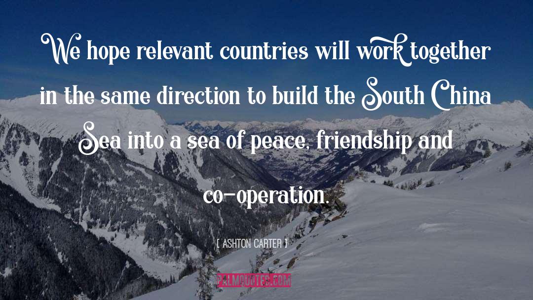 China And Japan quotes by Ashton Carter