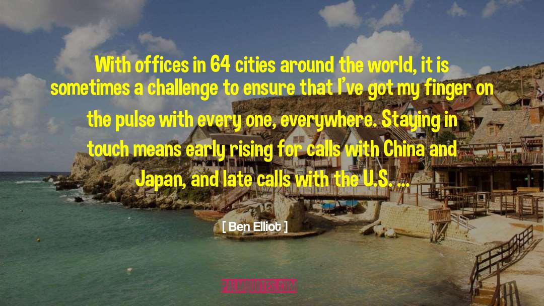 China And Japan quotes by Ben Elliot