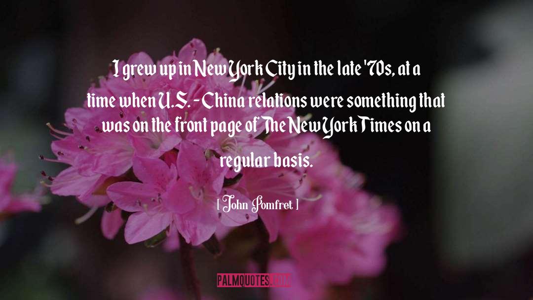 China Culture quotes by John Pomfret