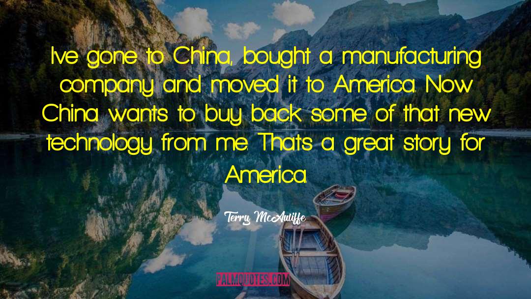 China Rich Girlfriend quotes by Terry McAuliffe
