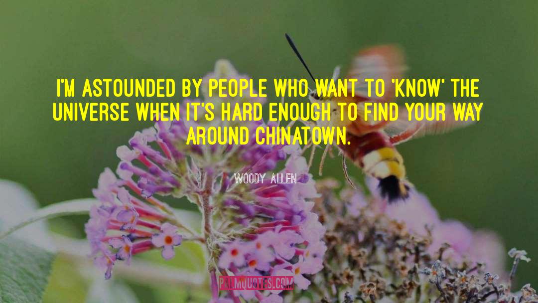 Chinatown quotes by Woody Allen