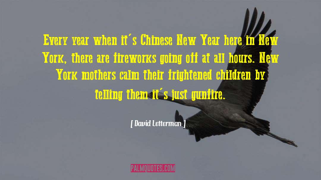 Chinese Allegorical quotes by David Letterman