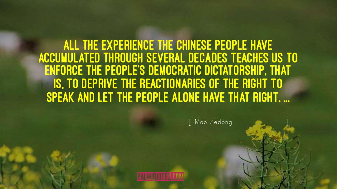 Chinese Cinderella quotes by Mao Zedong