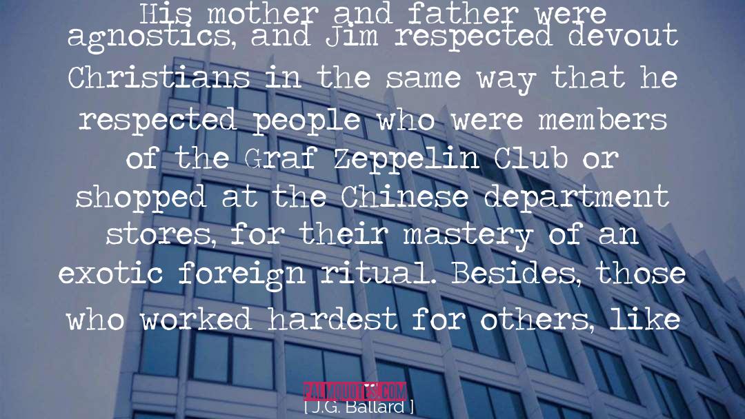 Chinese Department Stores quotes by J.G. Ballard