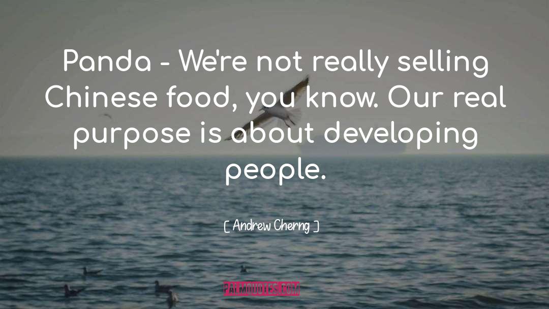 Chinese Food quotes by Andrew Cherng