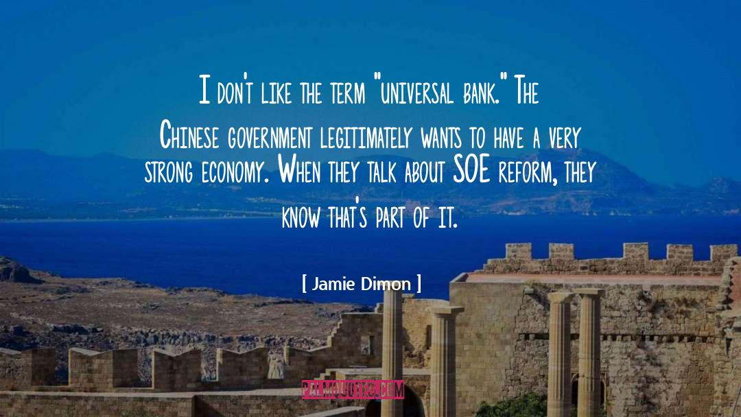 Chinese Government quotes by Jamie Dimon