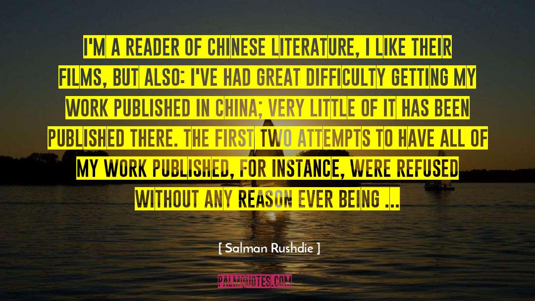 Chinese Literature quotes by Salman Rushdie