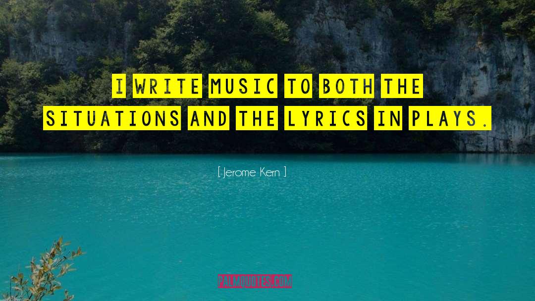 Chinese Music quotes by Jerome Kern