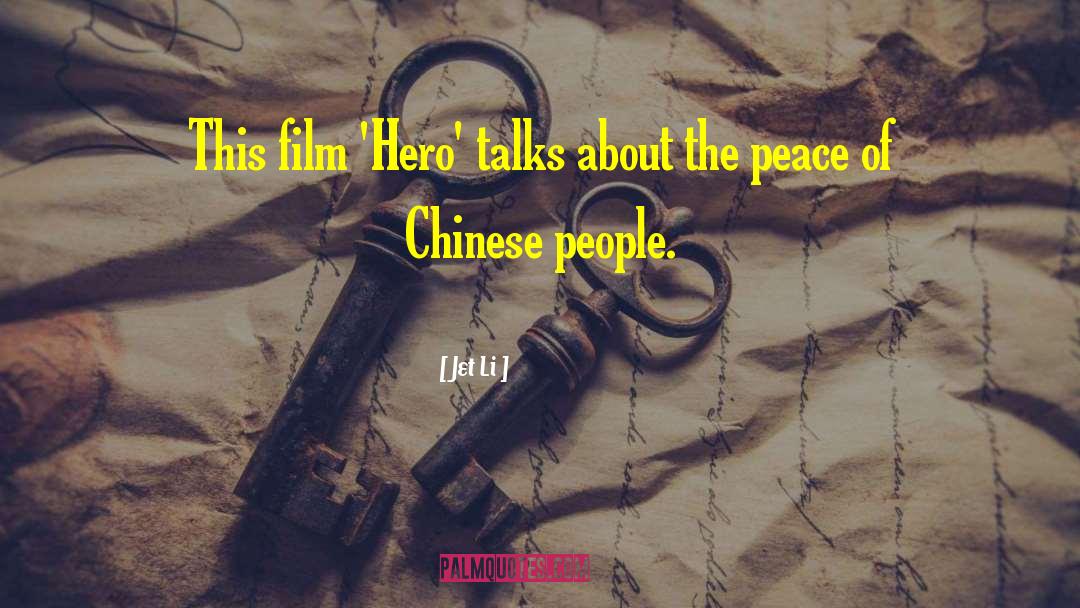 Chinese People quotes by Jet Li