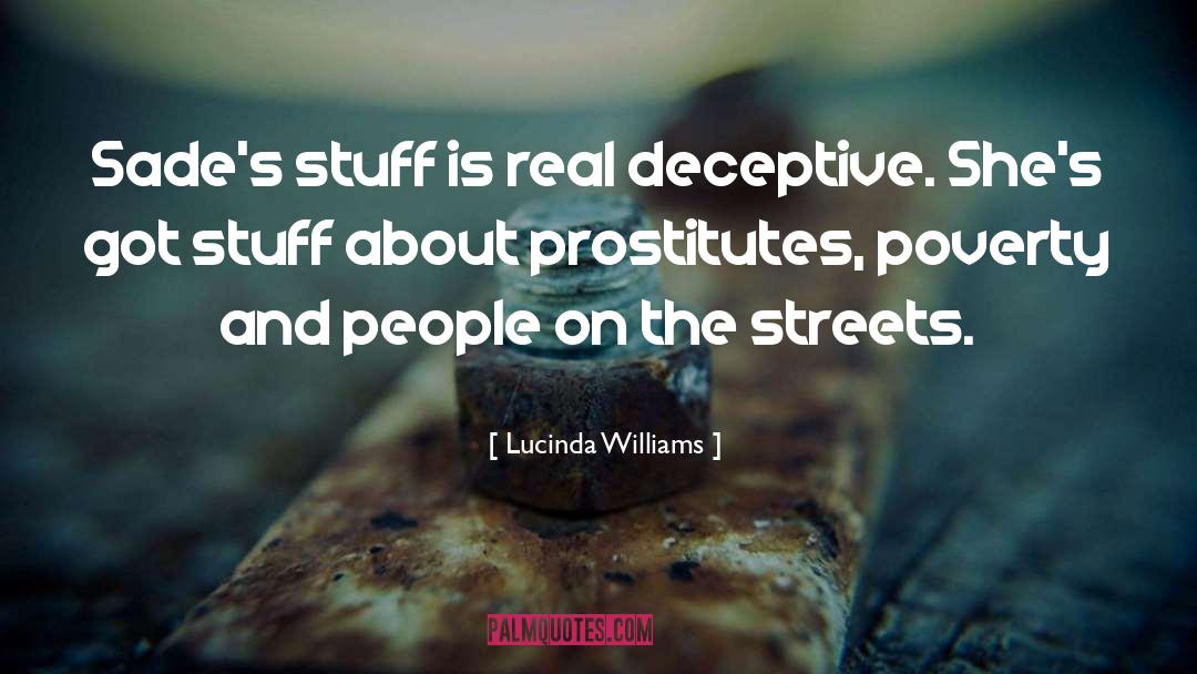 Chinese Prostitutes quotes by Lucinda Williams
