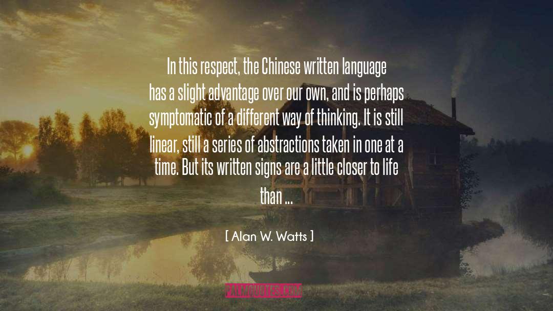 Chinese Proverb quotes by Alan W. Watts