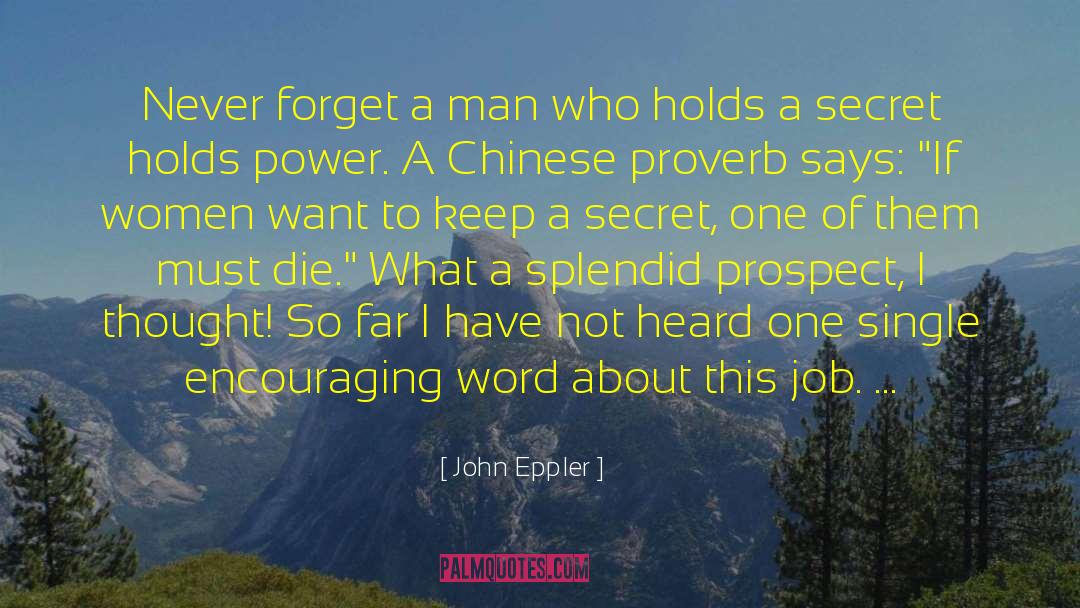 Chinese Proverb quotes by John Eppler