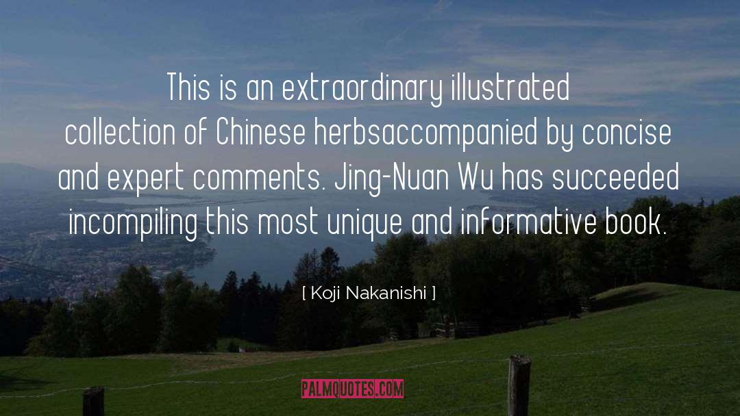Chinese quotes by Koji Nakanishi