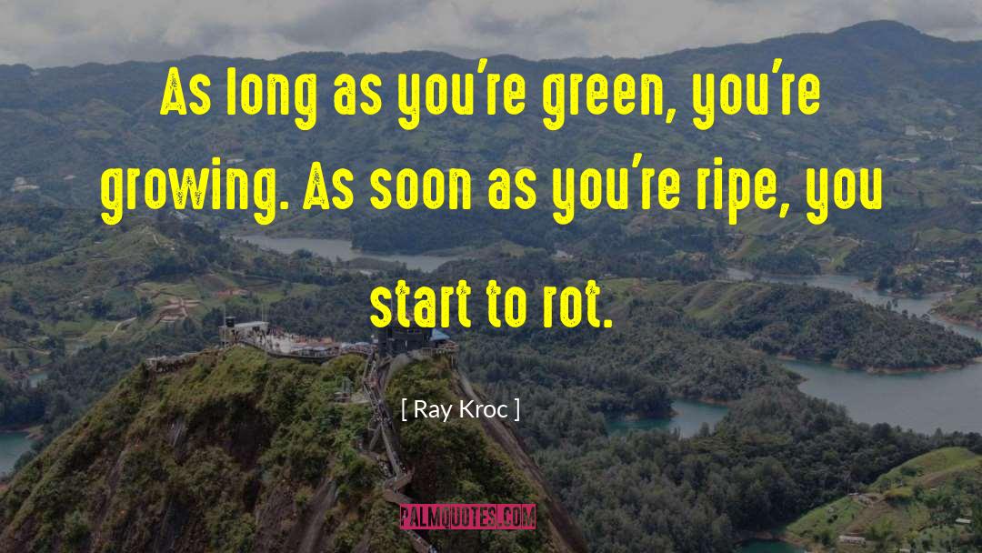 Chings Green quotes by Ray Kroc