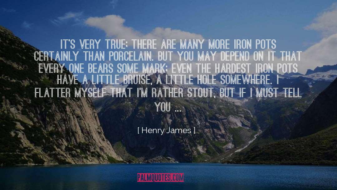 Chipped quotes by Henry James