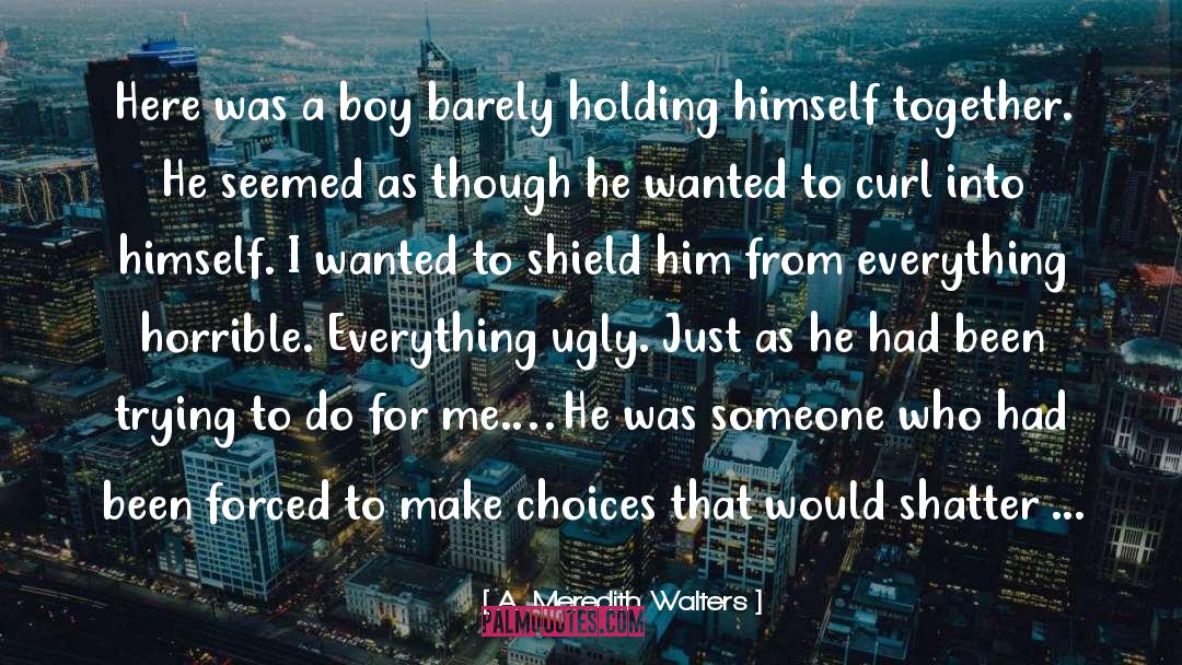 Chipped quotes by A. Meredith Walters