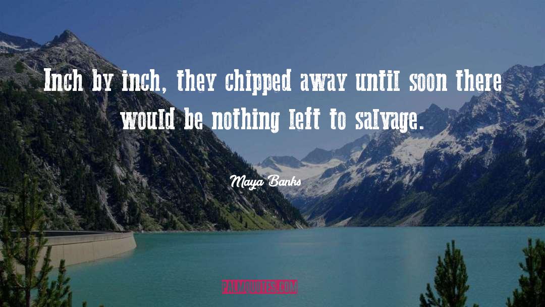 Chipped quotes by Maya Banks