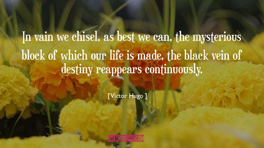 Chisel quotes by Victor Hugo