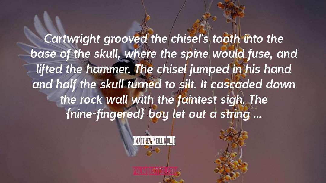 Chisel quotes by Matthew Neill Null