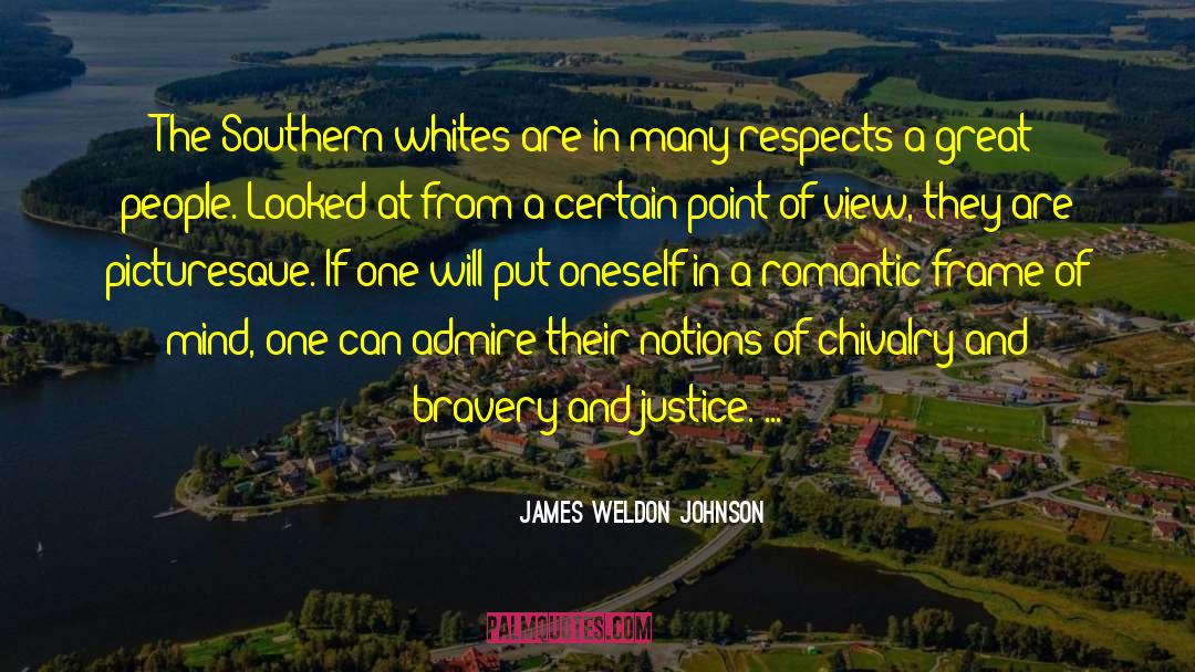 Chivalry quotes by James Weldon Johnson