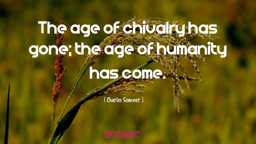 Chivalry quotes by Charles Sumner