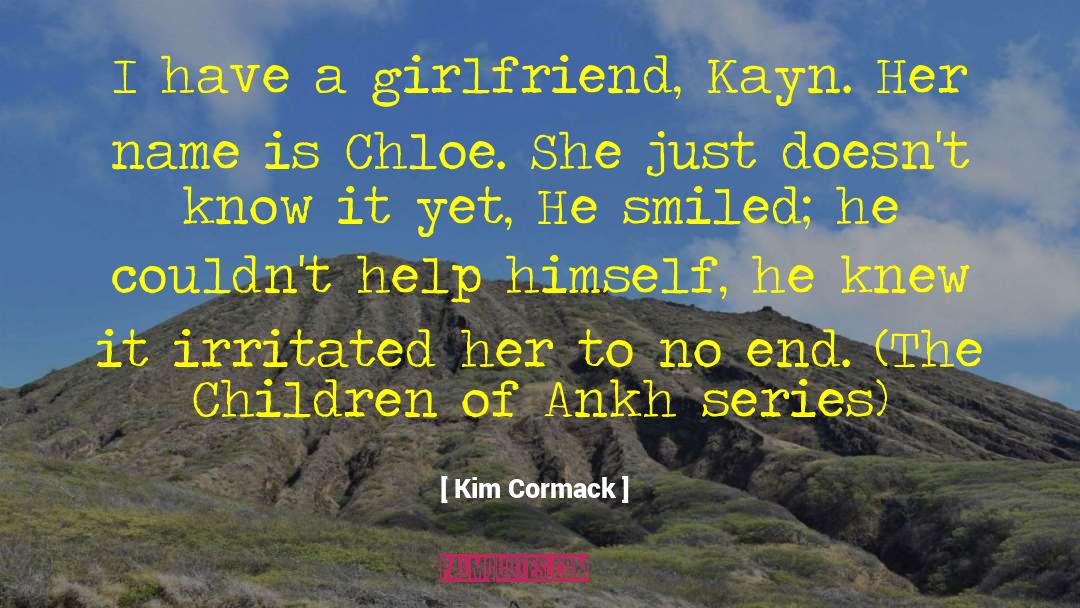 Chloe Jacobs quotes by Kim Cormack