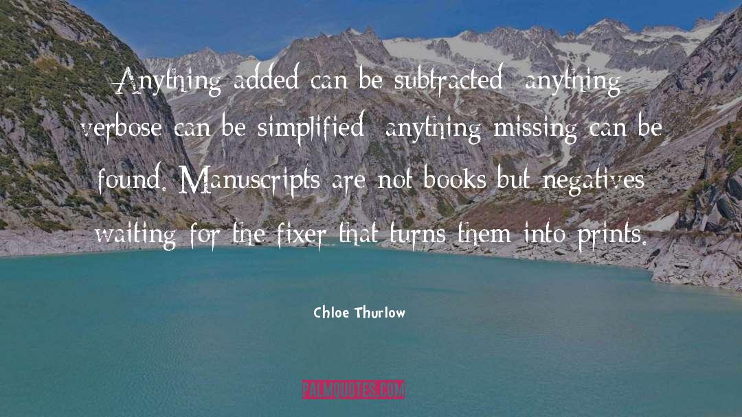 Chloe Saunders quotes by Chloe Thurlow