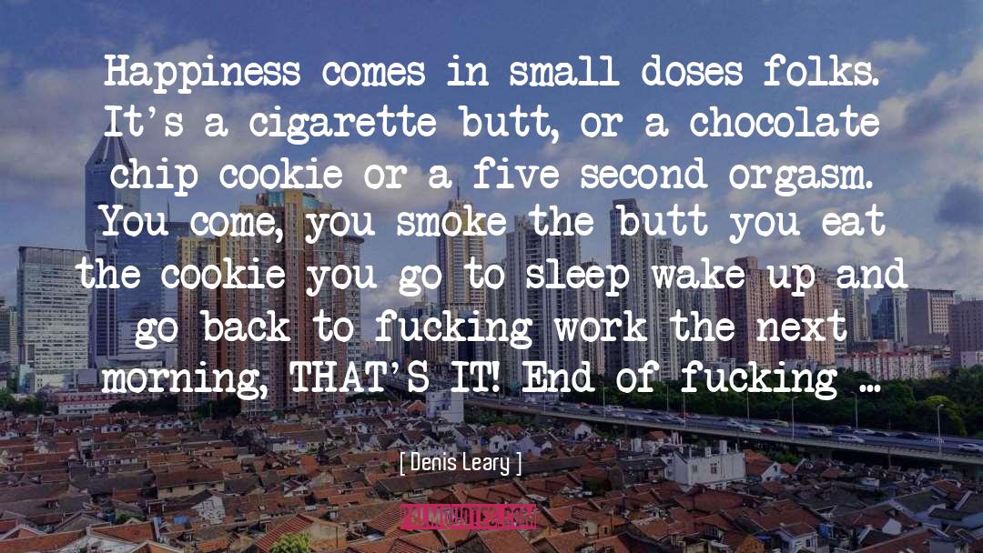 Chocolate Chip Cookie quotes by Denis Leary