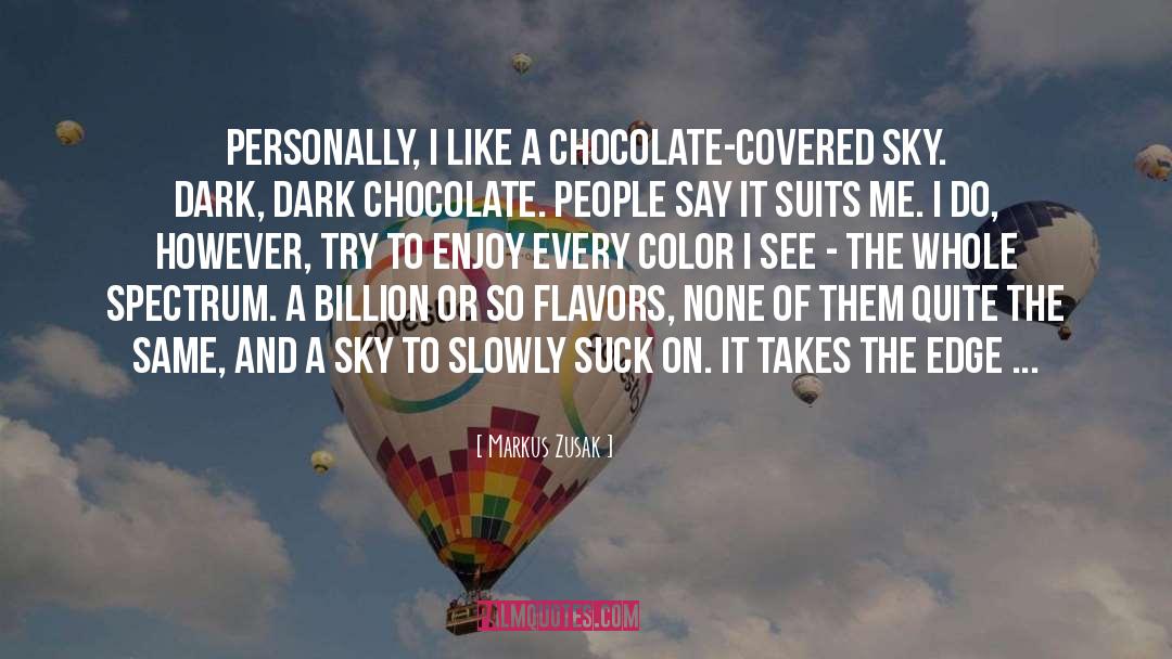 Chocolate Frog quotes by Markus Zusak