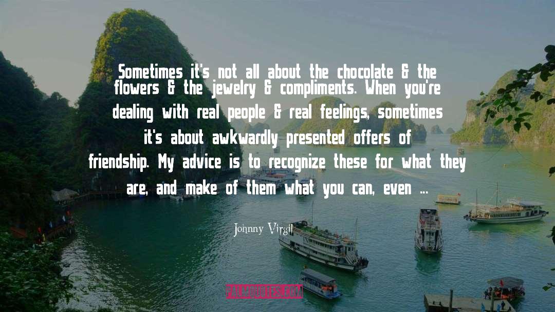 Chocolate Frog quotes by Johnny Virgil
