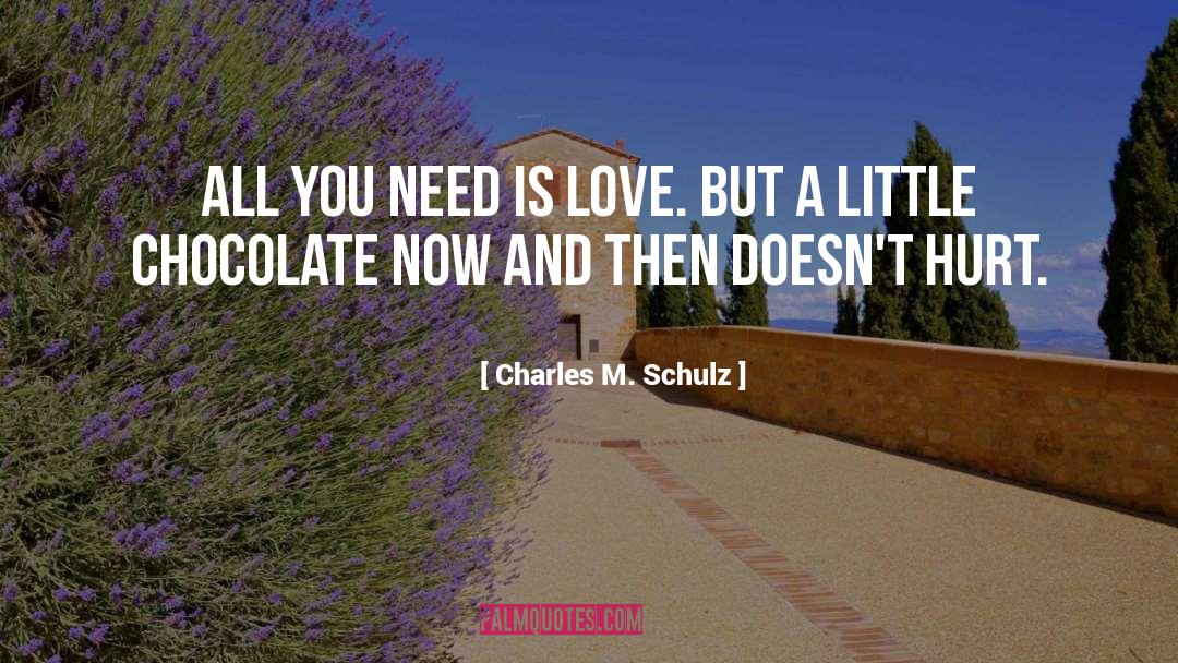 Chocolate quotes by Charles M. Schulz