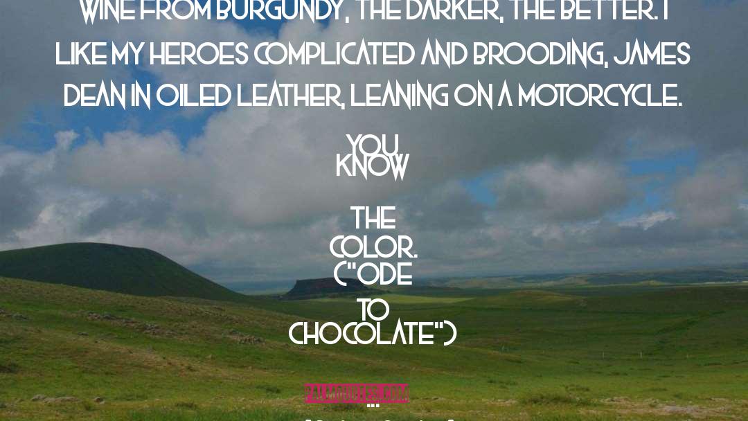 Chocolate quotes by Barbara Crooker