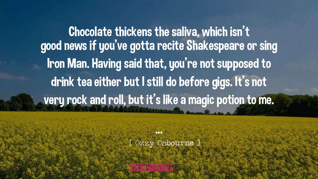 Chocolate quotes by Ozzy Osbourne