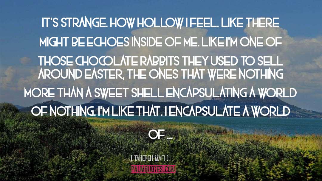 Chocolate Rabbit quotes by Tahereh Mafi