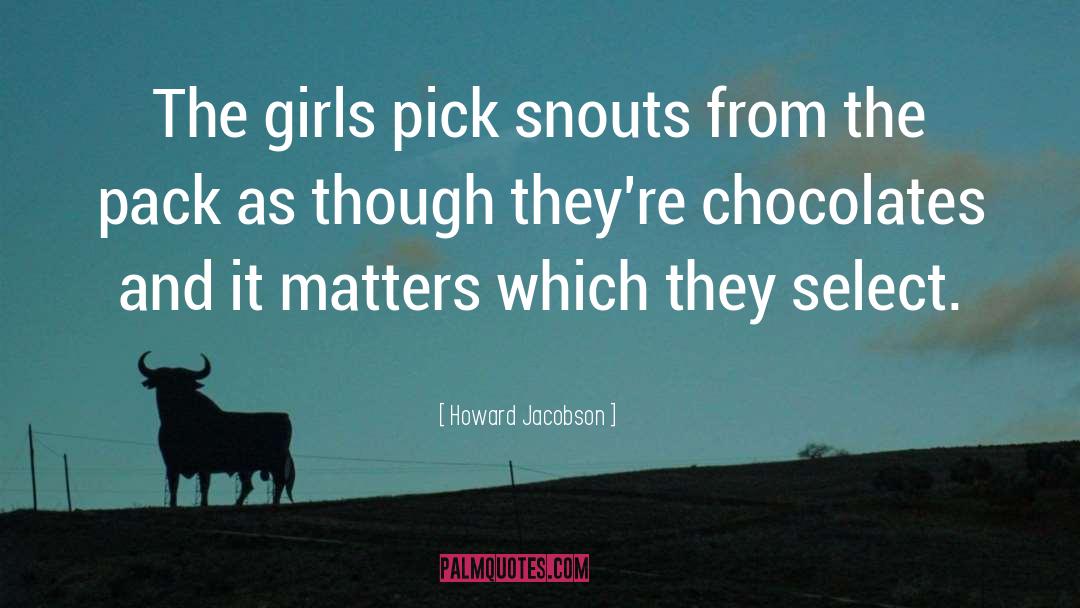 Chocolates quotes by Howard Jacobson