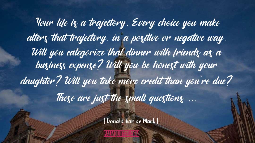 Choice You Make quotes by Donald Van De Mark