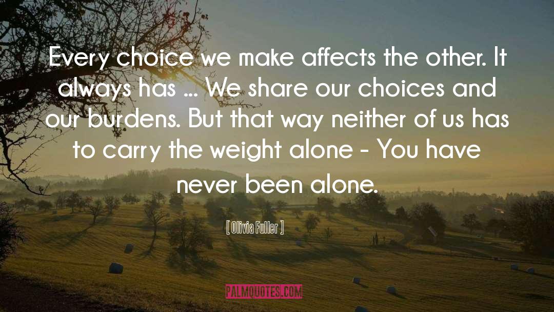 Choices And Actions quotes by Olivia Fuller