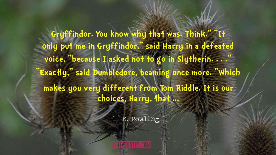 Choices And Attitude quotes by J.K. Rowling