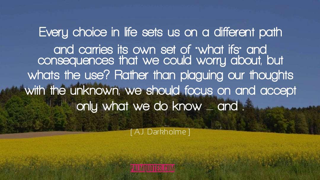 Choices And Consequences quotes by A.J. Darkholme