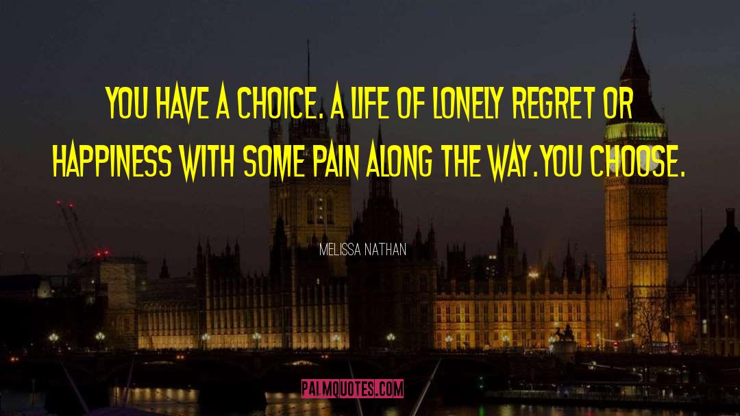 Choices And Consequences quotes by Melissa Nathan