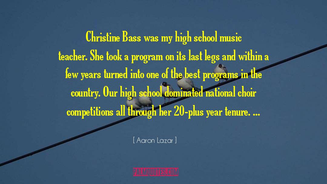 Choir quotes by Aaron Lazar