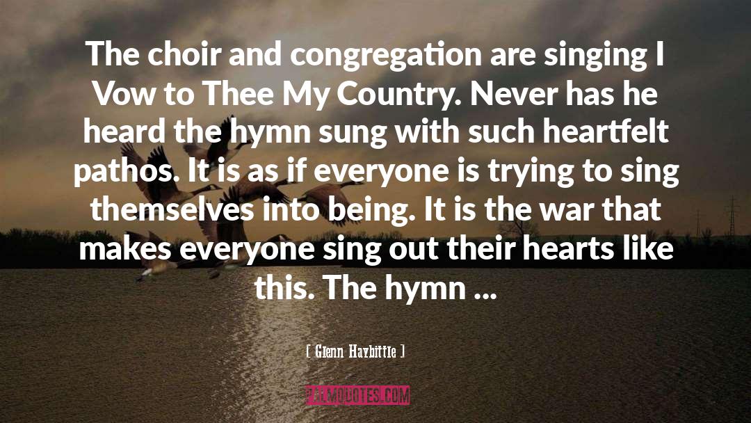 Choir quotes by Glenn Haybittle