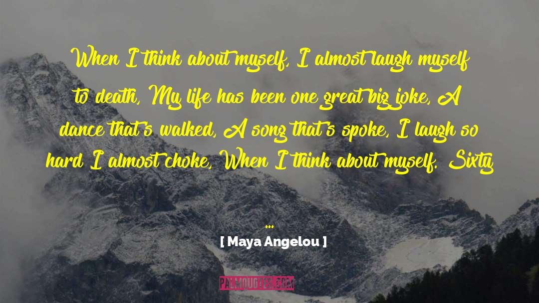 Choke quotes by Maya Angelou