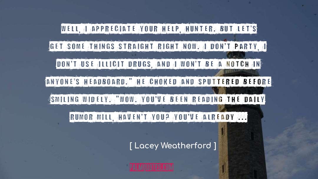 Choked quotes by Lacey Weatherford